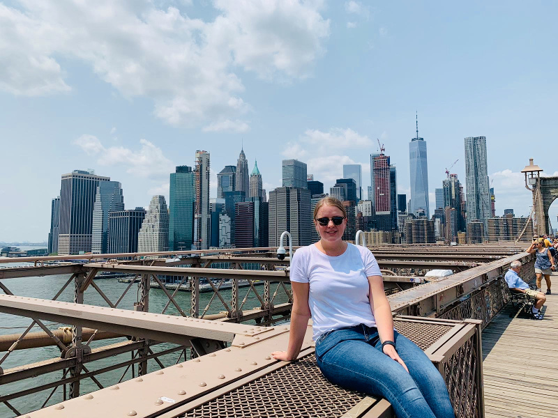 Laura unterwegs im Big Apple